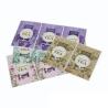 Buy cheap CMYK Print Self Adhesive Label Stickers Bronzing Hot Silver With Light Film from wholesalers