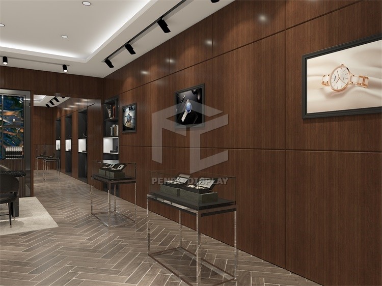 Custom Interior Watch Display Showcase For retail store