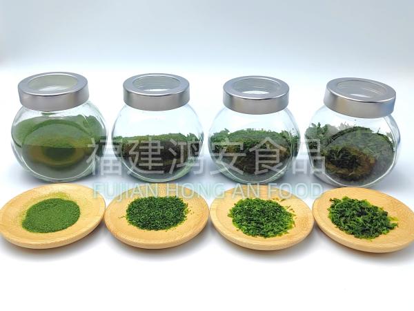 Dried Green Aonori Powder Ulva Lactuca Seaweed Flakes Nutritious Sprinkles For