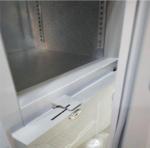 298L vertical double door double temperature display beverage cooler/beverage