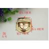 Buy cheap Fashionable handbag hardware zinc alloy nickel color metal push lock for bags from wholesalers