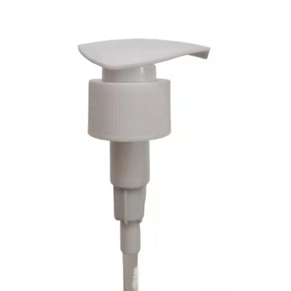 Buy cheap Matt Color Saddle Shape Cream Pump Pp 28/410 Ribbed Frosted from wholesalers