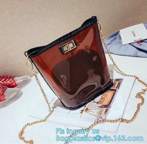 Waterproof Promotional Clear Tote Pvc Handle Shopping Bag, PVC Mat Waterproof Reusable Tote Shopping Bags, Summer Soft P