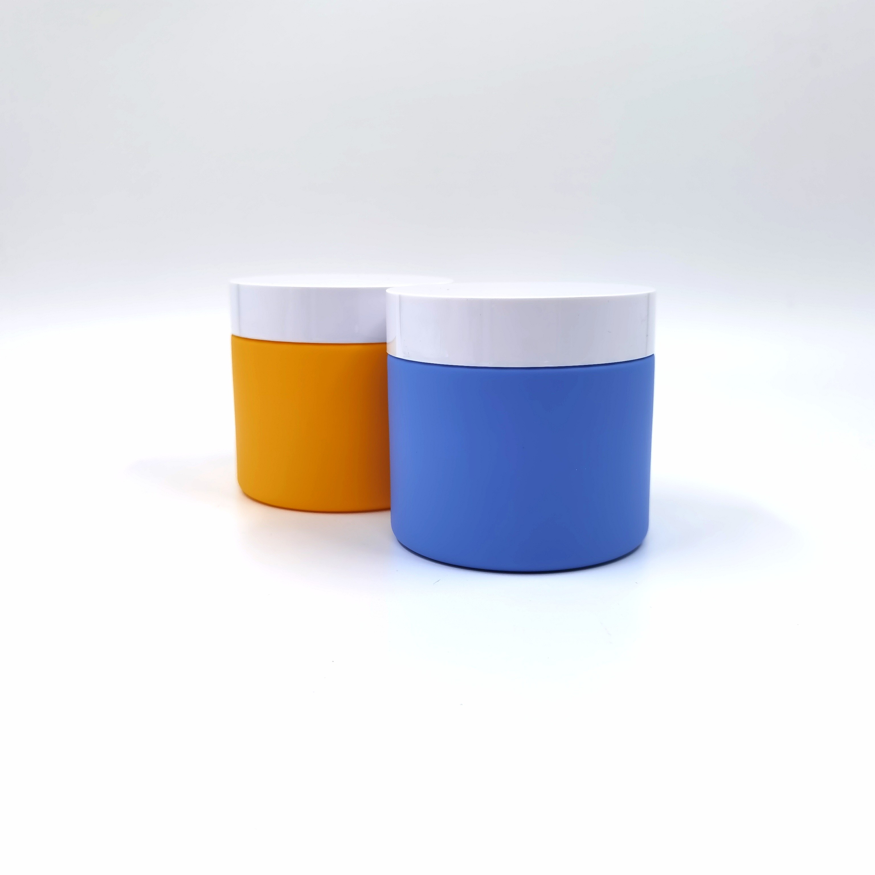 Double Wall Refillable Empty Plastic Jars With Lids 100g 150g 200g 250g