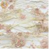 Buy cheap French 3D Applique Lace Fabric Decoration Embroidered Lace Material from wholesalers