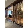 Buy cheap Colored stainless steel art screen room divider partition for decorative from wholesalers
