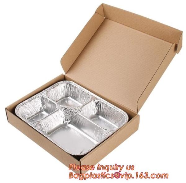 Buy cheap Free Sample, tin storage, Take Out Disposable Food Packaging Airline Foil Container, Compartment Takeaway Box from wholesalers