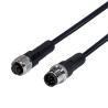 Buy cheap Angled Straight M12 Waterproof Connector Male To Male A B D Coded Pa66 Screw from wholesalers
