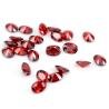 Buy cheap 8*12mm Coloured moissanite Oval Blood Red Crystal Glass Moissanite for Engagement Rings from wholesalers