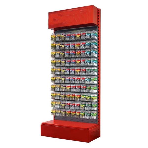 Buy cheap Custom Size Color logo red gondola shelving from wholesalers