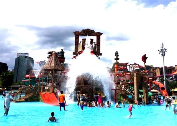 Buy cheap 30m3/h Outdoor Aqua Playground Kids Water Play Equipment from wholesalers