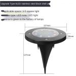 ODM 600mAh 8 LED Solar Ground Lights Outdoor Waterproof IP65