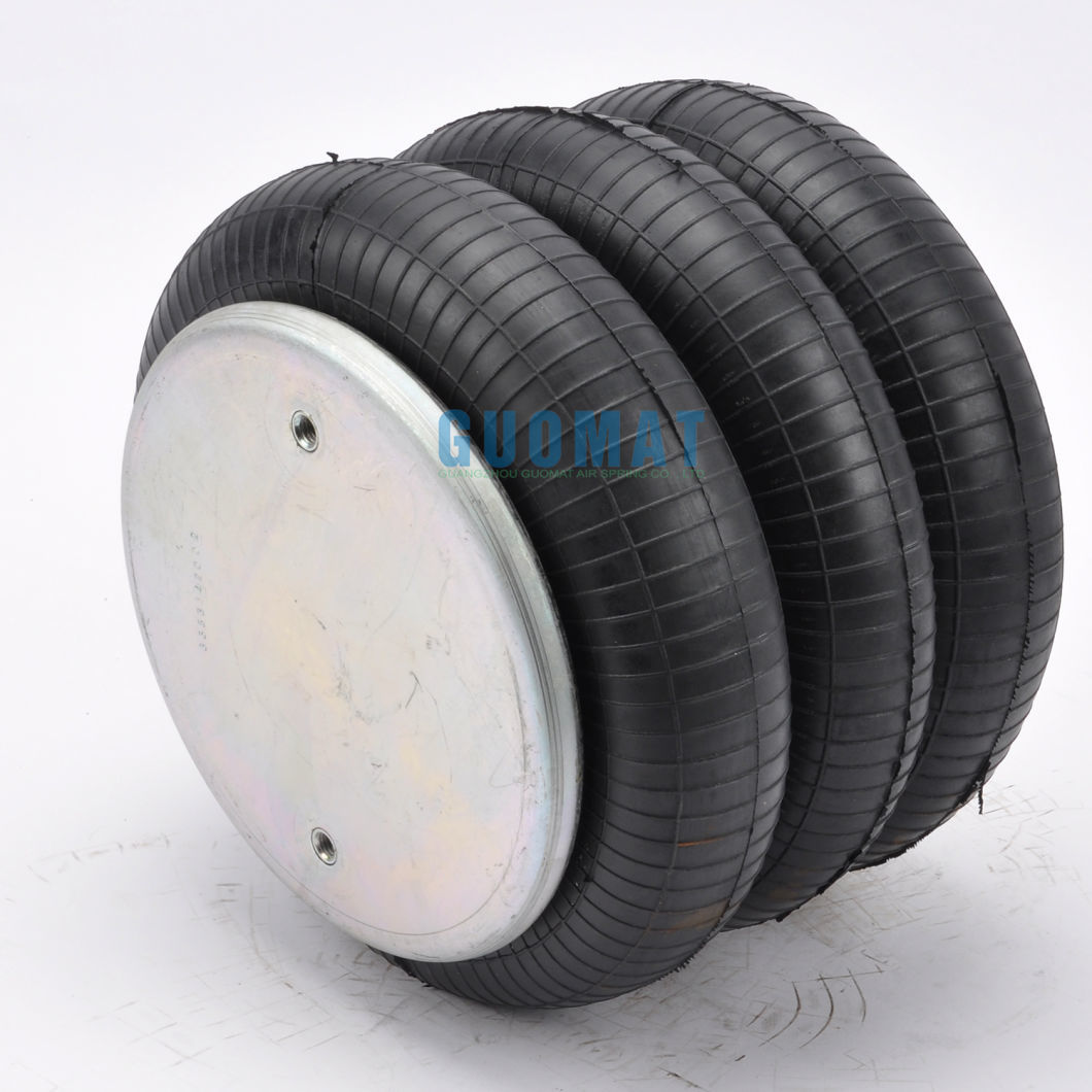 Air Lift Airbag 3b12-304 Triple Convoluted Air Bellows Universal Pneumatic Spring