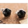Buy cheap 925 Sterling Silver Star Black Onyx Stud Earrings (XH03125W) from wholesalers