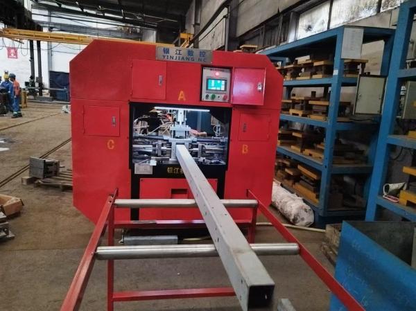 Buy cheap Robust 1000kN Punching Force Steel Structure Machine with Electric Power from wholesalers