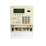 Keypad Operation Enabled Smart Prepaid Electricity Meter with Transparent