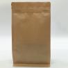 Buy cheap Flat Bottom Aluminized 850g Kraft Paper Zipper Bag from wholesalers