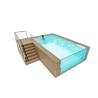 Buy cheap Customized Acrylic Panel Thickness Carbon Fibre Glass Backyard Inground Swimming Pool from wholesalers