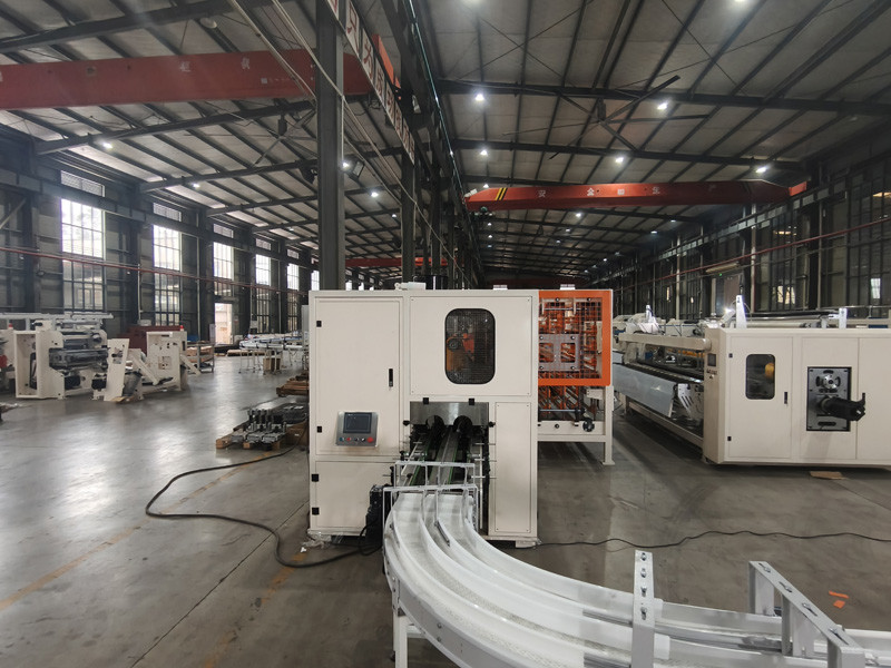 Fully Automatic Toilet Tissue Paper Roll Cutting Machine