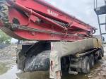 Semi-Dry Shotcrete Type 56m Concrete Pump Placing Beton Equipments with Benz