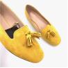 Buy cheap Yellow Polished Casual Dress Loafers OEM Ladies Ballerina Shoes from wholesalers