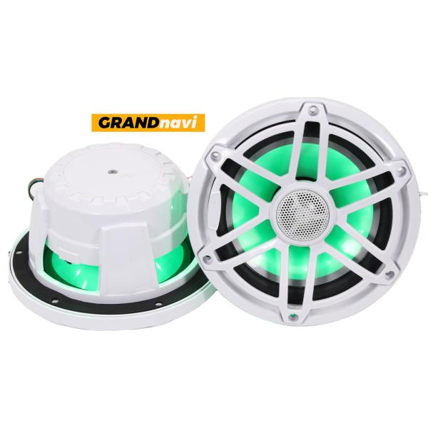 Buy cheap 6.5inch Shallow-mount Marine Speakers With RGB LED Lighting from wholesalers