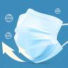 Buy cheap 3 Ply Medical Spandex Disposable Earloop Face Mask Anti Dust from wholesalers