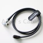 Flexible Thin Red Epic Scarlet Power Cable D-Tap To Right Angle 1B 6 Pin Female