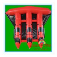 Buy cheap Red 0.9mm PVC Inflatable Boat For Sea , Adult Inflatable Fly Fishing Boats(CY product