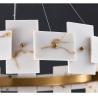 Buy cheap Led Creative Chandelier For Living Room White Ring Marble Chandelier(WH-MI-318) from wholesalers