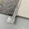 Buy cheap Aluminum Curved Carpet Transition Strip Glossy Silver 9mm×3000mm from wholesalers
