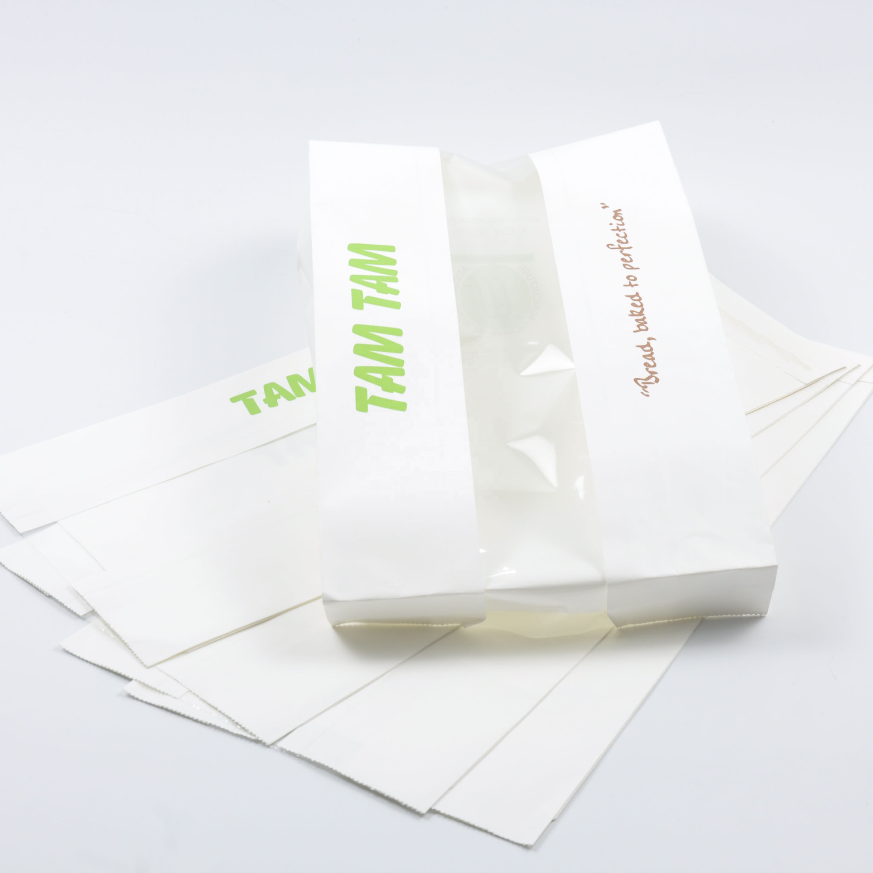 Kraft Paper Bread Bag With Window Bakery French Baguette Pack