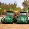Buy cheap 3 Rows 8 Seats Green Classic Bus Vintage Car New Energy Vehicle Sightseeing Car 30Mph from wholesalers