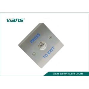 Buy cheap Metal Push To Exit Button , Door Release Exit Push Button For Automatic Door from wholesalers