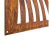 Buy cheap Weathering Steel Outdoor Metal Screen Divider Laser Cut For Decoration from wholesalers