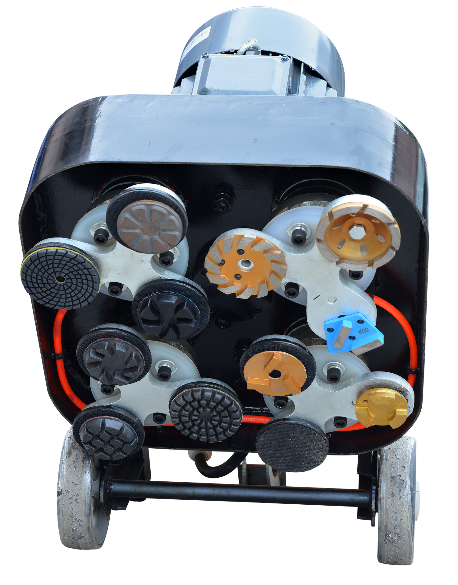 380V - 440V Concrete Floor Grinder With 12 Heads Machine For Stone Leveling