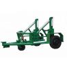 Buy cheap 100 KN Green Underground Cable Tools , Easy To Move Cable Spool Trailer from wholesalers