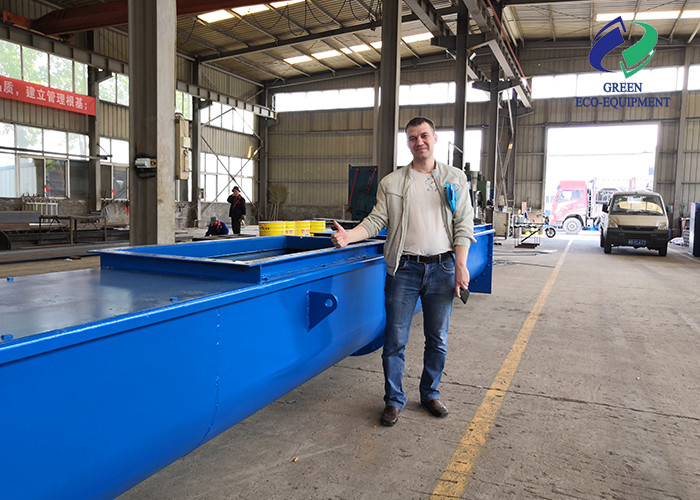 High Standard U Shaped Screw Auger Conveyor Machine For Bulk Powder Transportation