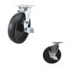 Buy cheap Wholesale 8 inch Big Size Black Industrial Wheel Plate Mount PP Heavy Duty Casters Lock from wholesalers