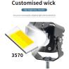 Buy cheap 12-80V Amber 3570 LED Dual Color LED Work Lights For Motorcycle 30-60W Off Road Driving Lights from wholesalers