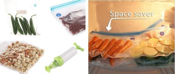 Buy cheap insulated food delivery reusable food storage food vacuum bags, environmental friendly cheap large small vacuum seal foo from wholesalers