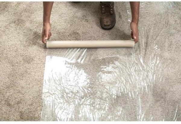 Buy cheap 2.5mil 24″*200′ Party Building No Pollution Tapes Carpet Protector Roll from wholesalers