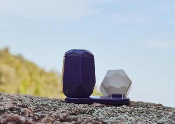 White And Purple Disposable Seasoning Shakers With 1g Salt 0.3g Black Pepper For