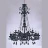 Buy cheap Lead crystal chandelier 18 Lights Black Transparent Color (WH-CY-112) from wholesalers