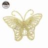 Buy cheap Beautiful Golden Butterfly Iron On Patch , Sequin Washable Animal Iron On Patches from wholesalers