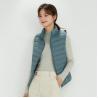 Buy cheap Wholesale Zipper Up Stand Collar Plus Size Premium 90% White Duck Down Vest Lightweight Women's Puffer Vest from wholesalers
