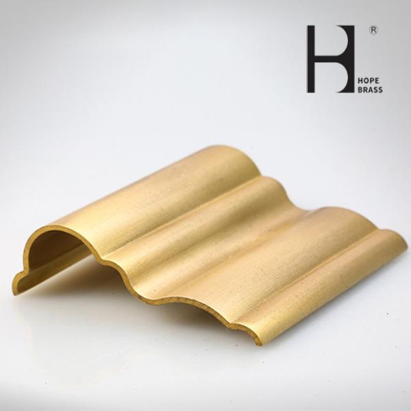 Buy cheap C38000 2% Lead Home Use Brass Profiles Extrusions Cunstomized Copper Alloy Extruding Profiles OEM ODM Manufacturer from wholesalers