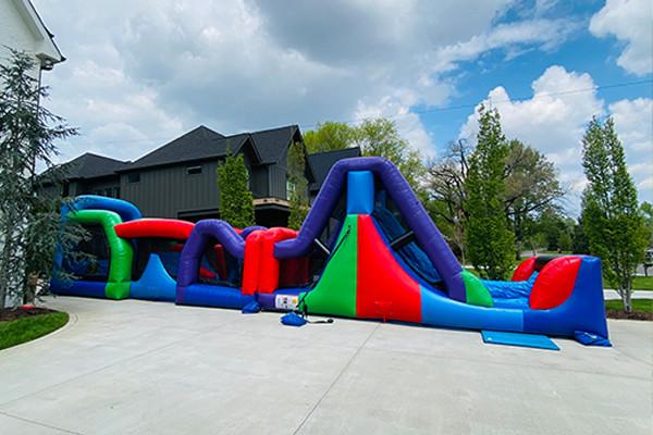 Buy cheap Hire Inflatable Obstacle Course Outdoor Commercial Large Inflatable Obstacle Courses from wholesalers