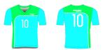 Jersey Top Soccer Teamwear Moisture Wicking 49cm Chest Short Sleeve