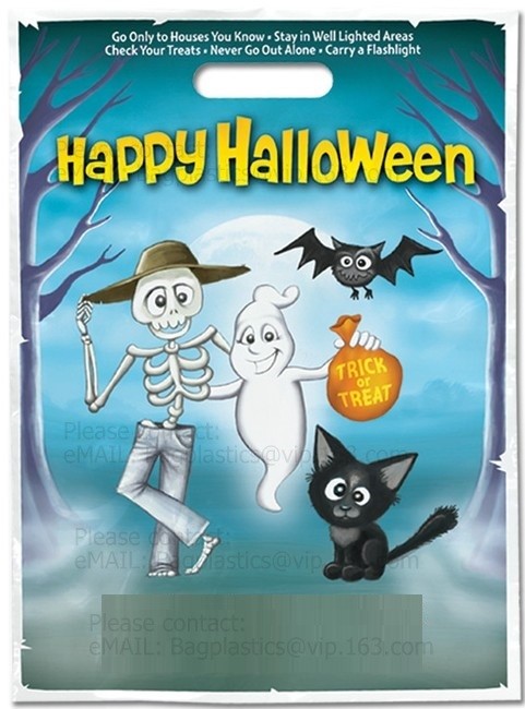 Wholesale Die Cut Handle Eco-Friendly Custom Design Shopping Gravure Printing Groceries Plastic Bags With Logo bagease